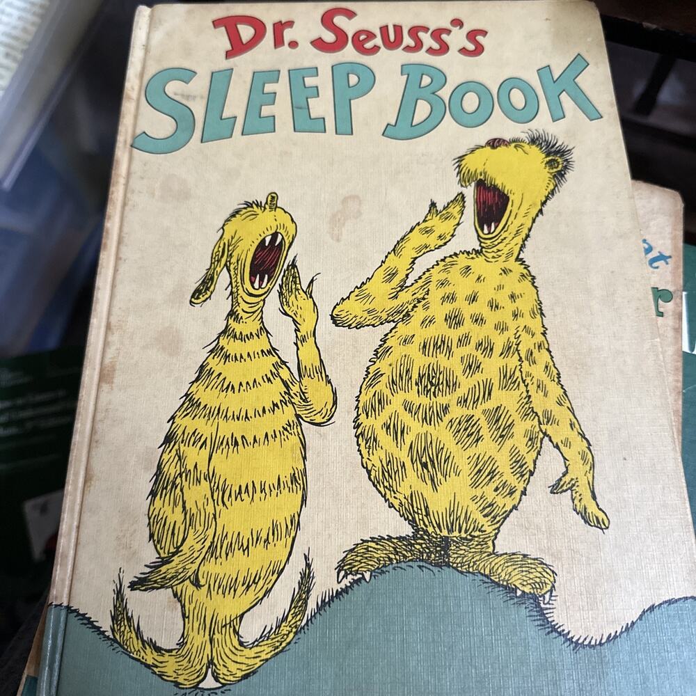 1962 Dr. Seuss's Sleep Book‎ Hardcover Book Club Edition Vintage Dr. Seuss